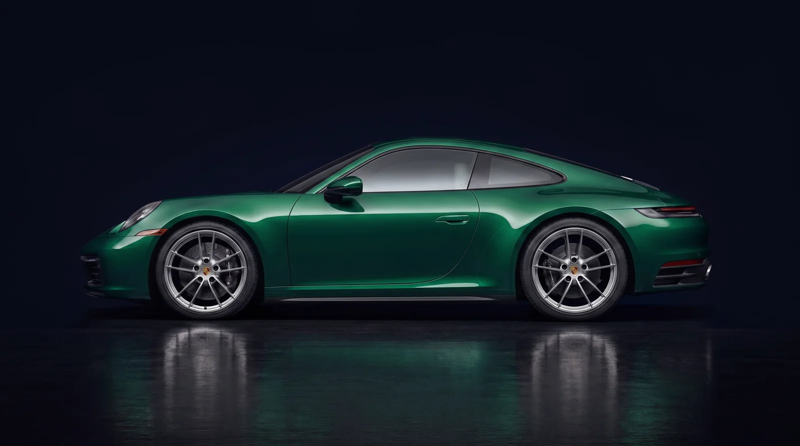 Porsche 911 con wrap verde
